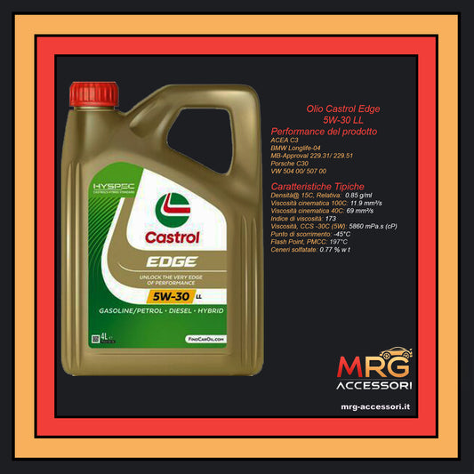 Castrol Edge 5W-30 LL 4LT
