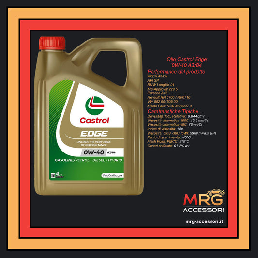 Castrol Edge  0W-40 A3 B4 4LT
