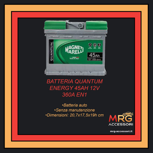 Magneti Marelli Batteria Quantum Energy 45AH 12V 360A EN1