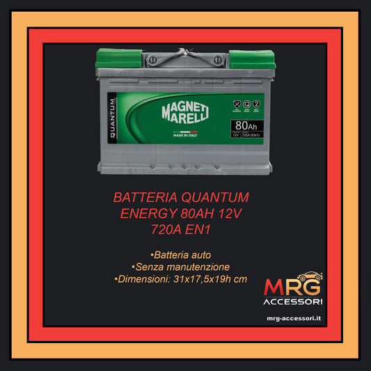 Magneti Marelli Batteria Quantum Energy 80AH 12V 720A EN1